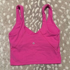 lululemon sonic pink align tank size 4